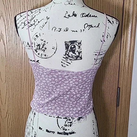 Pacsun floral spaghetti strap crop top cami - Picture 2 of 2